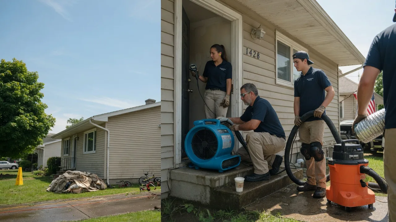 Water Damage Restoration in De Land, IL near me